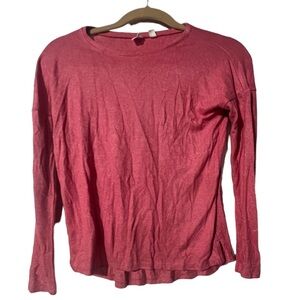 GAP Girls Long Sleeve Sweater Shirt Size Large Light Red